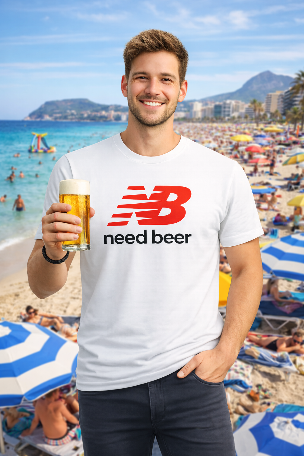 T-Shirt bringt Spaß und gute Laune in jeden Anlass. Mit seinem witzigen Alkohol-Statement